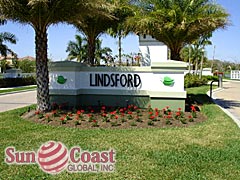 Lindsford Villas Community Sign